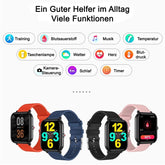 TPFNet Smart Watch / Fitness Tracker IP67 - Silikon Armband - Android & IOS - verschiedene Farben
